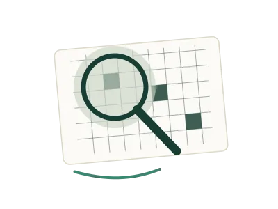 Illustration representing clue parsing